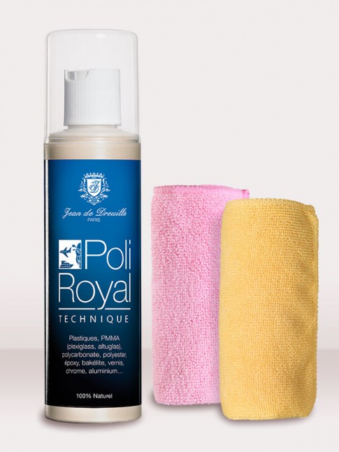 Poli Royal Technique 200ml 2 lingettes microfibre